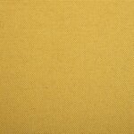 vidaXL Chaise pivotante à manger jaune tissu