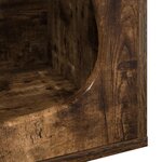 vidaXL Maison pour chat Chêne fumé 42 5 x 40 x 53 5 cm