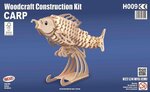 Maquette en bois poisson (carpe)