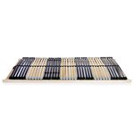 vidaXL Sommiers à lattes sans matelas 2 Pièces avec 42 lattes 70x200 cm