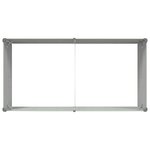 vidaXL Jardinière Vert pastel 195 x 100 x 45 cm Acier galvanisé