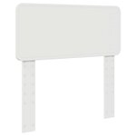 vidaXL Cadre de lit avec tête de lit Blanc 100 x 200 cm Pin massif