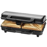 Proficook grille-pain sandwich 900 w argenté pc-st 1092