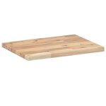 vidaXL Étagères flottantes 3 Pièces 60x30x2 cm acacia massif non traité