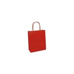 Lot de 25 sacs cadeau kraft vergé 180+70x240 rouge clairefontaine