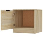vidaXL Tables de chevet 2 Pièces Chêne sonoma 40x39x40 cm
