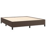 vidaXL Cadre de lit sans matelas marron 180x200 cm similicuir