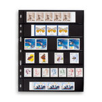 Recharges noires Optima à 6 bandes pour timbres-poste.