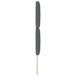 vidaXL Tête de lit avec des lumières à LED Réglable Gris 80 cm tissu