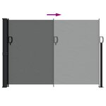vidaXL Auvent latéral rétractable anthracite 140x300 cm