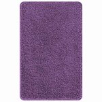 vidaXL Tapis de bain 3 Pièces Violet 50 x 50 cm Polypropylène