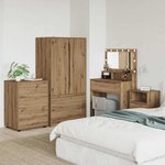 vidaXL Armoire de rangement Chêne artisanal 60 x 48 x 81 cm