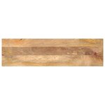 vidaXL Dessus de table 100x30x2 5cm rectangulaire bois massif manguier