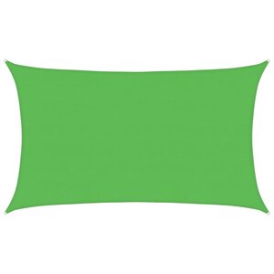 vidaXL Voile d'ombrage 160 g/m² Vert clair 5x8 m PEHD