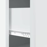 vidaXL Armoire à tiroirs Blanc 66 x 34 5 x 90 cm Bois d'ingénierie