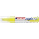 Marqueur acrylique large 5000 jaune fluOrescent 5-10 mm x 5 EDDING