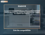 Qualitoner x4 toners e360h11e noir compatible pour lexmark