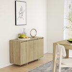 vidaXL Buffet chêne sonoma 120x41x75 cm bois d'ingénierie