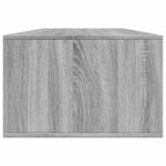 vidaXL Table basse sonoma gris 102x55x35 cm bois d'ingénierie