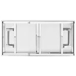 vidaXL Table de travail de cuisine avec étagère 120x60x145 cm Inox