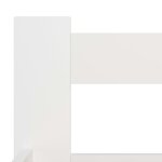 vidaXL Cadre de lit sans matelas blanc bois massif de pin 180x200 cm