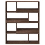 vidaXL Cloison de séparation chêne marron bois d'ingénierie