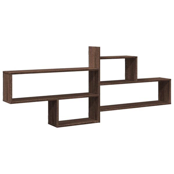 vidaXL Étagère murale chêne marron 167 5x18x68 cm bois d'ingénierie