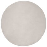 vidaXL Tapis en Fourrure Synthétique de Lapin Olite Beige Ø 200 cm