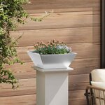 vidaXL Jardinières en bowl   5 pièces  40x40x15 cm  en acier galvanisé.