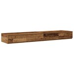 Tiroirs de lit vidaXL en bois vintage 160x36 5x16 5 cm en bois reconstitué
