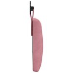 vidaXL Tête de lit suspendue Avec lumière LED Rose Velours