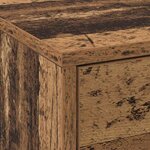 vidaXL Meuble TV Bois ancien 162 5 x 34 x 40 cm Bois d'ingénierie