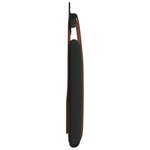 vidaXL Tête de lit suspendue Noir PU antique