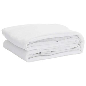 vidaXL Protège-matelas blanc 140x220 cm imperméable