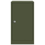 vidaXL boîte aux lettres Vert olive 30 x 23 x 55 cm Acier