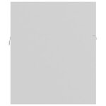 vidaXL Ensemble de meubles de salle de bain Blanc Bois d'ingénierie