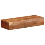 vidaXL Étagères murales 2 Pièces 40x17x8 cm bois massif d'acacia