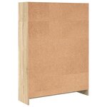 vidaXL Bibliothèque chêne sonoma 80x24x109 cm bois d'ingénierie