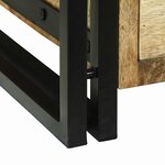 vidaXL Table basse Marron 90 x 50 x 38 cm Bois de mangue massif