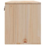 vidaXL Armoire murale 80x30x35 cm Bois de pin massif