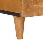 vidaXL Table basse avec étagère Marron clair 100 x 54 x 40 cm