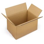 Caisse carton brune double cannelure raja 30x30x15 cm (lot de 15)