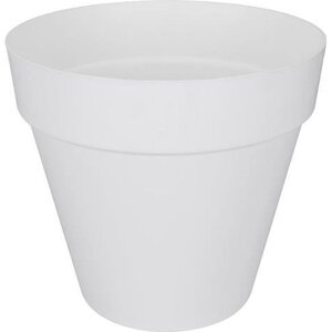 Pot de fleur Plastique Rond Loft Urban Blanc Ø 30 x 26 cm 9 6 l