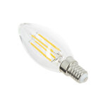 Ampoule à filament led flamme  culot e14  4w cons. (40w eq.)  lumière blanc chaud