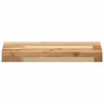 vidaXL Étagères flottantes 4 Pièces 60x20x4 cm acacia massif à l'huile