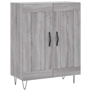 vidaXL Buffet sonoma gris 69 5x34x90 cm bois d'ingénierie