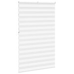 vidaXL Store zèbre blanc 145x230 cm largeur du tissu 140 9cm polyester