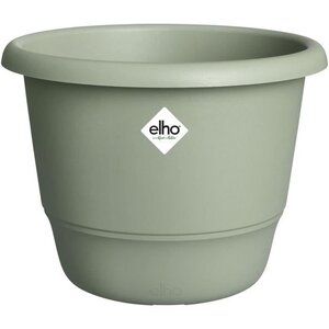 Pot de fleurs Amiga Rond 40 - Vert Ø 39 x hauteur 29 cm - Extérieur 100  recyclé
