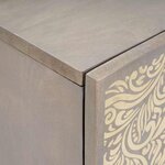 vidaXL Cabinet de salle de bain avec stockage Gris 38 x 33 x 58 cm