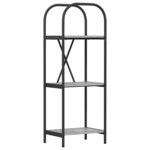 vidaXL Étagère Sonoma gris 40 x 30 x 109 cm Bois d'ingénierie